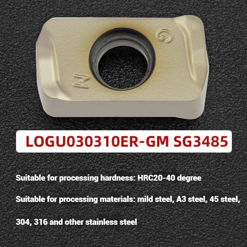 1052-MFH03R double-sided fast feed milling cutter bar KYOCERA LOGU030310 milling cutter bar high speed open coarse end milling cutter bar Shandong Denso Pricision Tools Co.,Ltd.